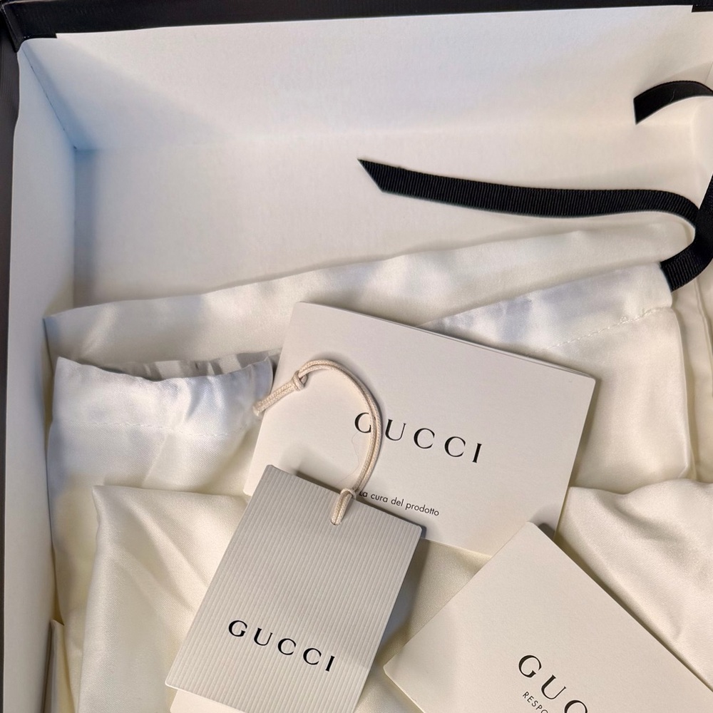 Gucci Fria Horsebit Wool GG Loafers - Picture 6 of 6